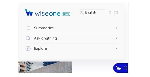 Giao diện Wiseone. Ảnh: WSO